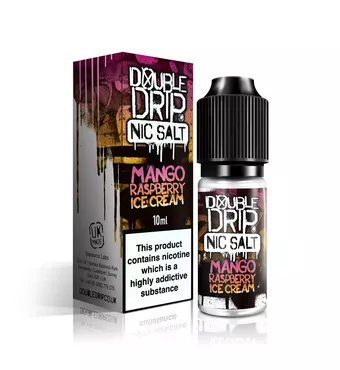 Double Drip - Nic Salt - Mango Raspberry Ice Cream £2.66