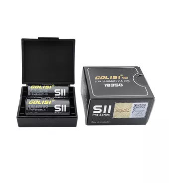 2pcs Golisi S11 INR 18350 1100mAh 20A Li-ion Rechargeable Battery £9.96