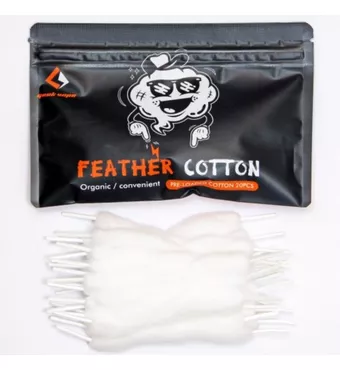 GeekVape Feather Organic Cotton 20pcs/pack £7.36