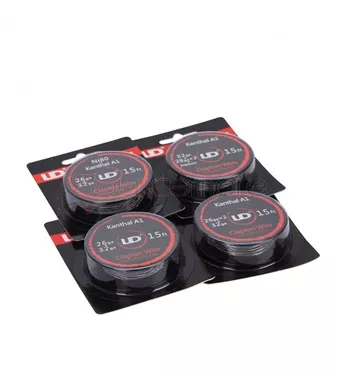 Youde UD 26ga+32ga Clapton Wire Kanthal A1 Wire 15ft-26ga + 32ga £0.01