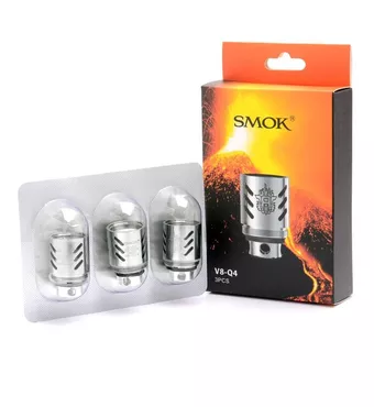 Smok V8-Q4 Patented Quadruple Coil Replacement Coil Head for TFV8 Tank 3pcs- 0.15ohm £6.36