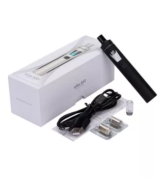 Joyetech eGo Aio D22 XL All-in-One Kit 2300mah Battery with 3.5ml E-juice Capacity-Silver £0.01