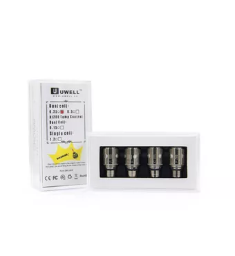 Uwell Crown Replacement Coil for Uwell Crown Tank 4pcs Packing 316L Stainless Steel Single Coil Head-1.2ohm £6.15